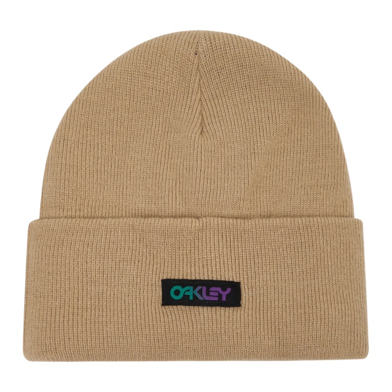 Oakley Beanie (Mütze) B1B Gradient Patch hellbraun - 1 Stück